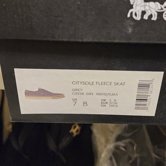 Coach Citysole Fleece Skater Style Sneakers Sz 7 Women's - Picture 3 of 15